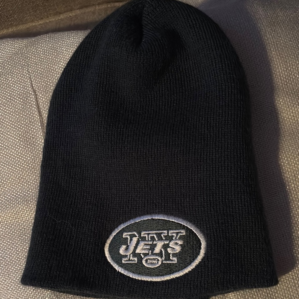 Jets Black Beanie ZB
